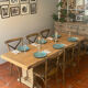 Large farmhouse table from Tonge in restored solid oak – 220 cm