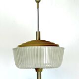 Seguso, Art Deco glass and metal chandelier from 40s