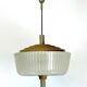 Seguso, Art Deco glass and metal chandelier from 40s