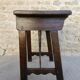 Table de nuit, chevet en bois massif, époque XVIIème