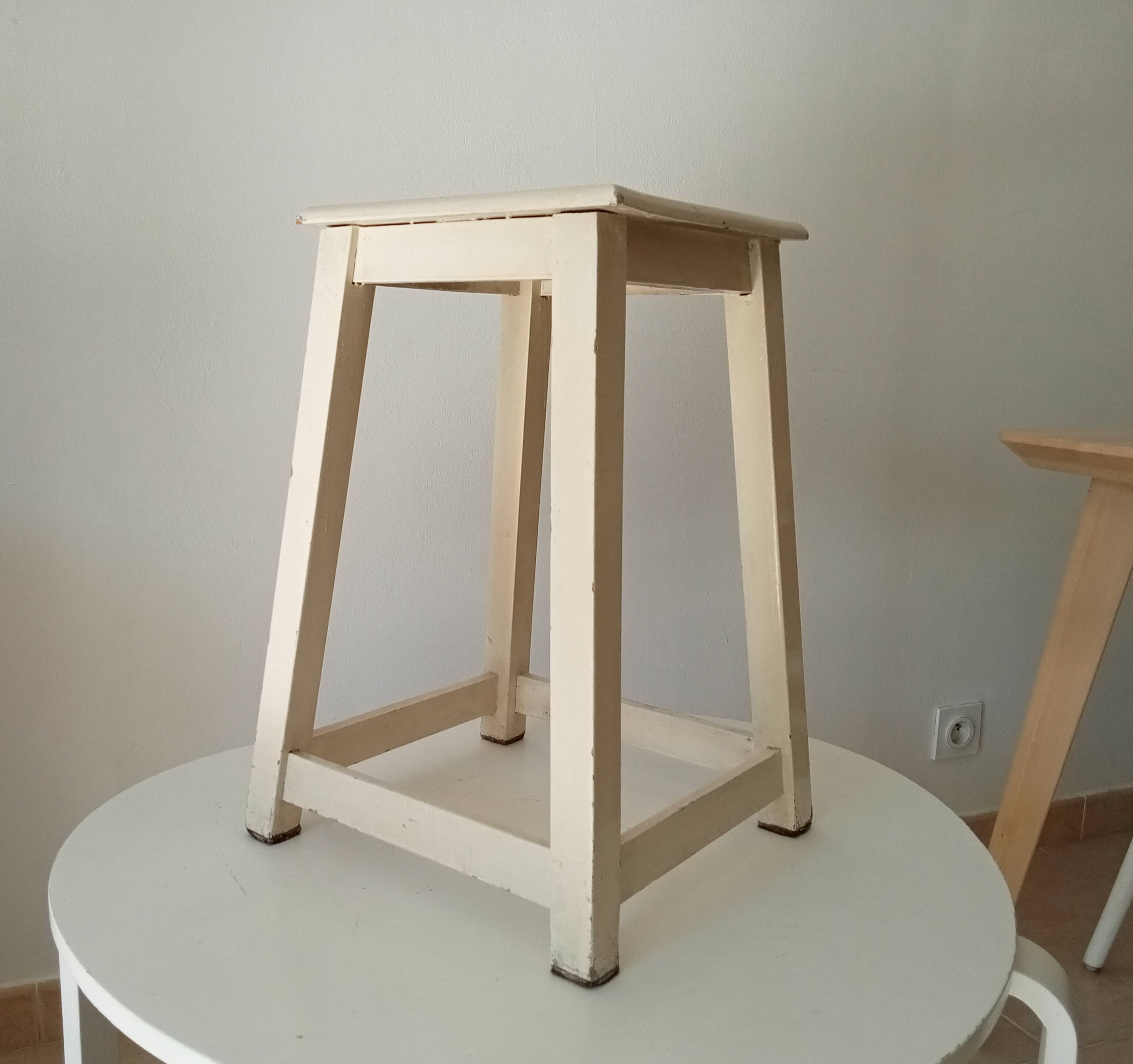 Vintage wooden stool