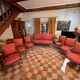 Empire lounge set: gondola bench with 4 legs + 6 matching armchairs