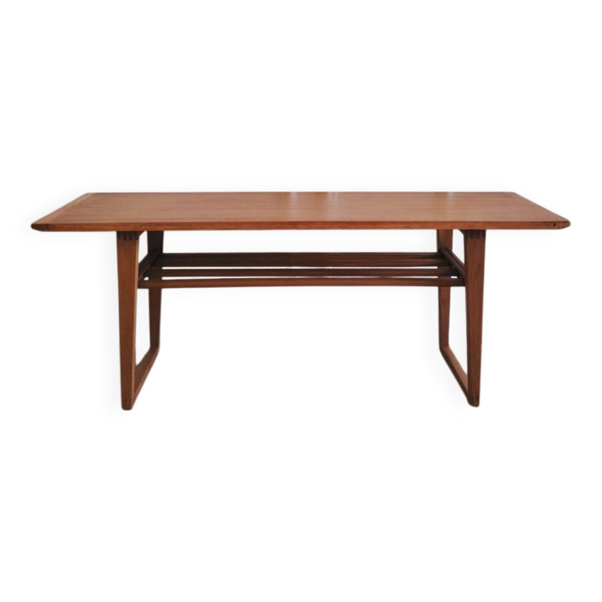 Renovated vintage coffee table, Scandinavian style, 1950s-60s.