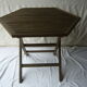Folding and removable teak garden table
