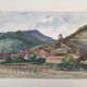 André Duculty (1912-1990) Watercolor on paper "Kaysersberg (Alsace)" Signed lower right