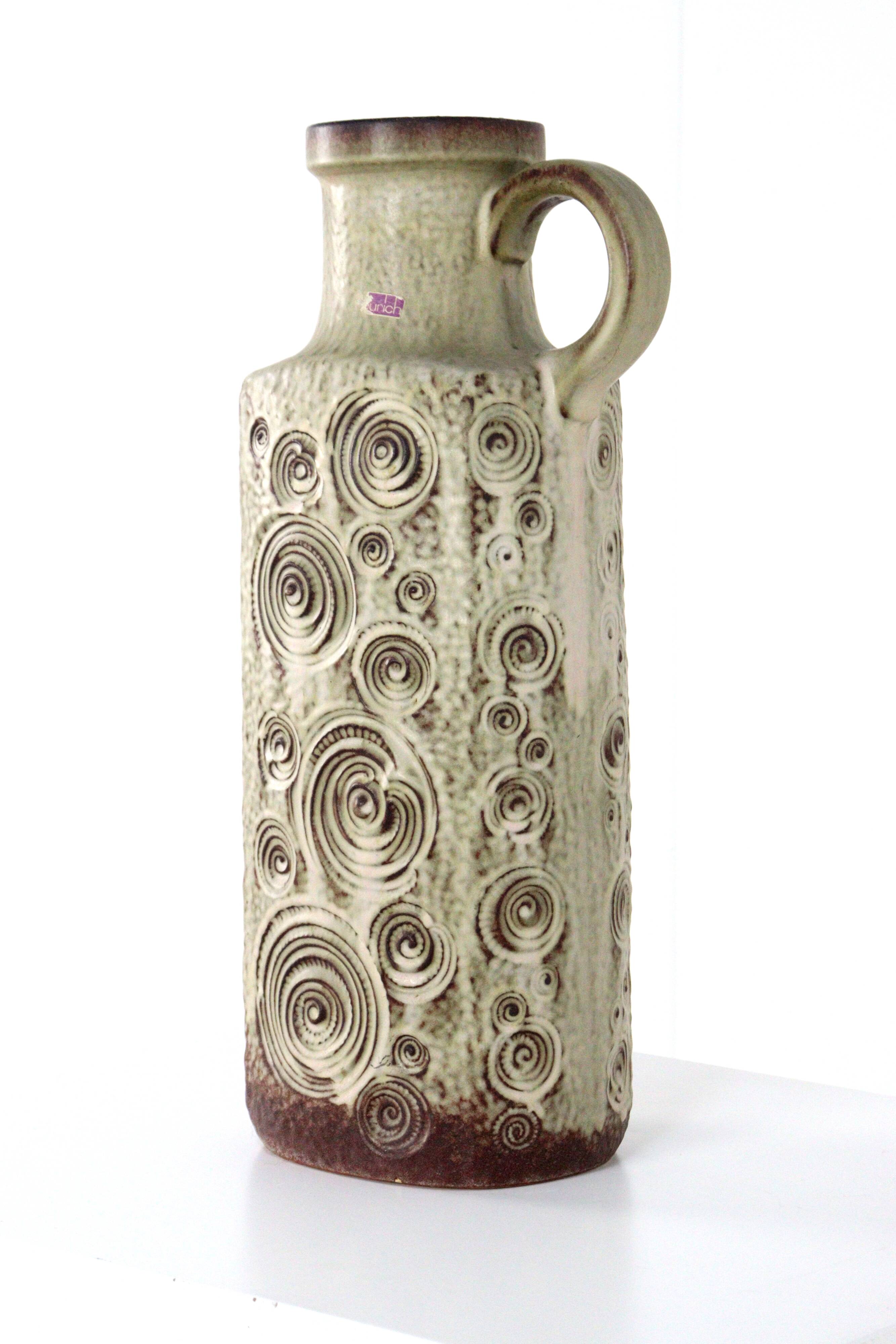 Vase de sol Scheurich Allemagne de l'Ouest 482-50