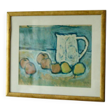 Original Swedish pastel on paper – by Lage Lindell