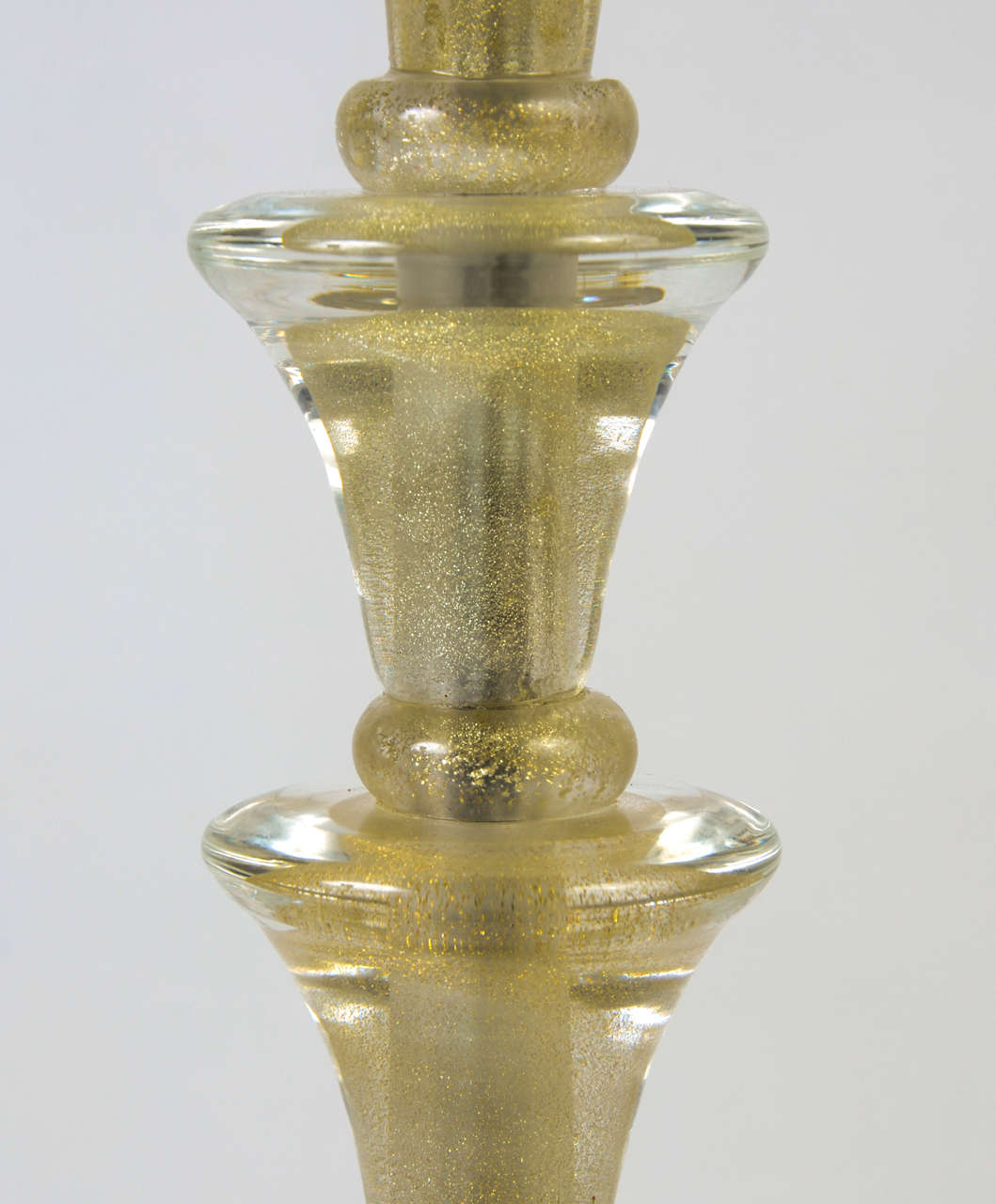 Set of 4 Murano glass lamps, 1975