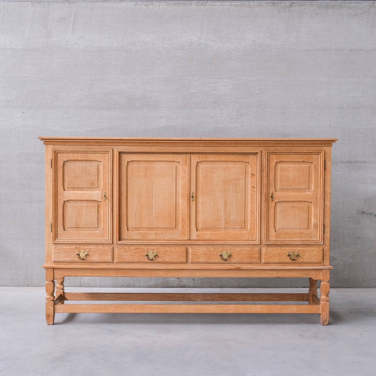 Henning Kjaernulf attribution Oak Mid-Century Danish Sideboard