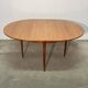 Vintage 1960s teak extendable Scandinavian table.