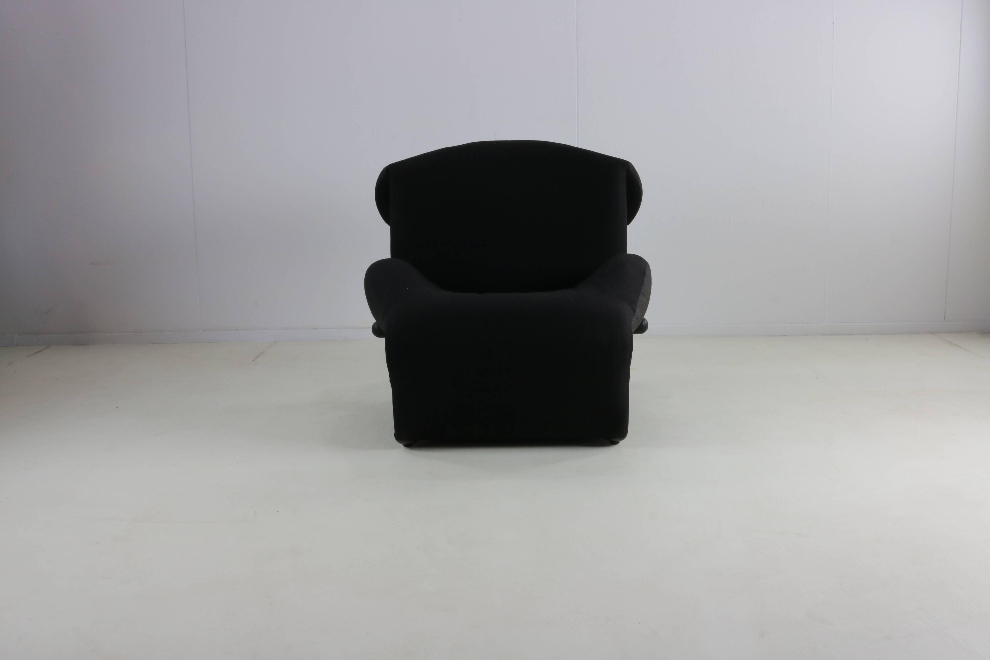 Eighties design easy chair / chaise-longue by Toshiyuki Kita for Cassina