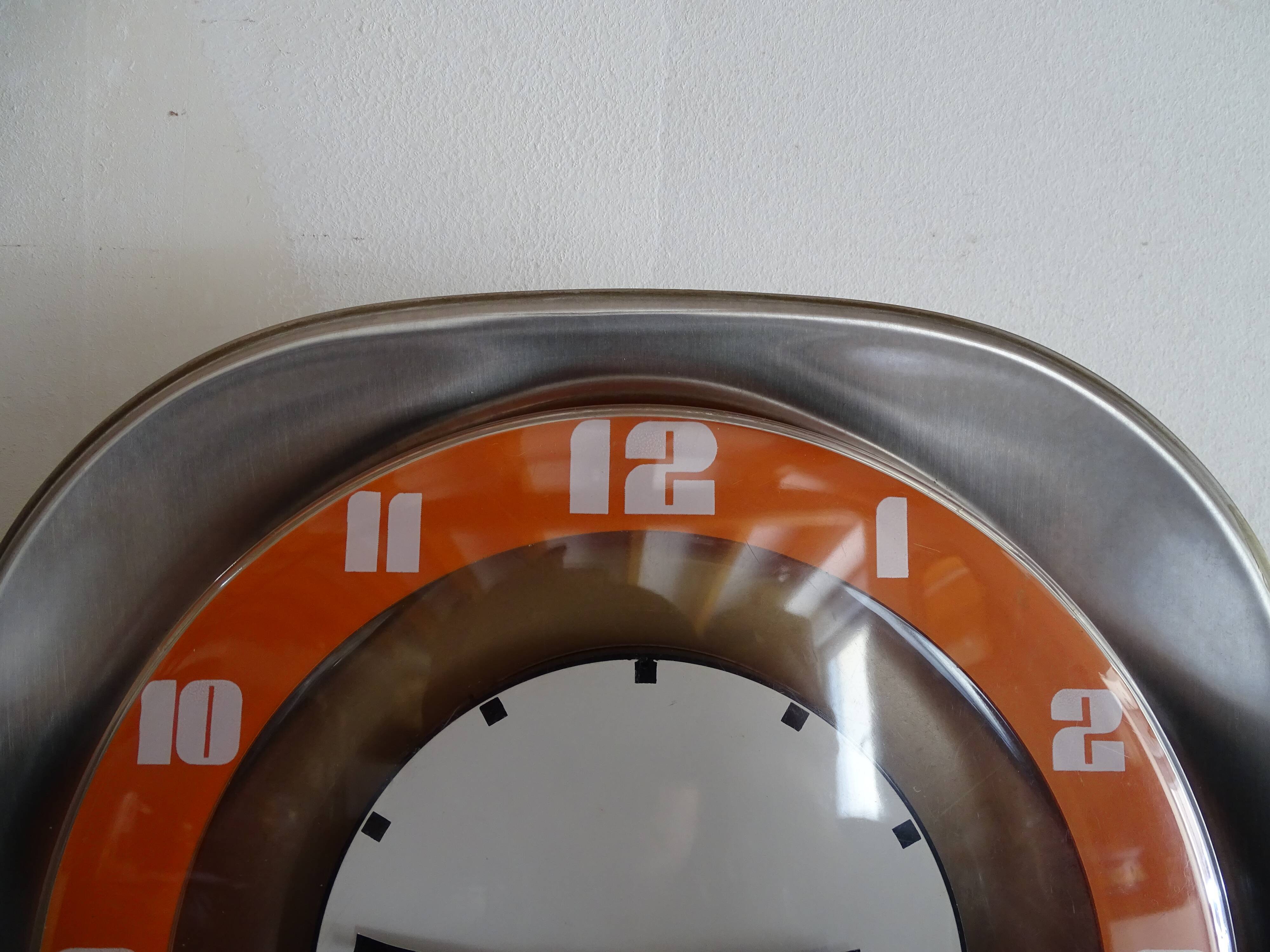 Horloge Jaz electronic alu vintage design 1970