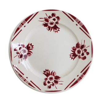 6 assiettes Badonviller Alain