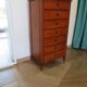 Semainier-Commode- 7 tiroirs-merisier-Style Louis Philippe-Pieds trapèze