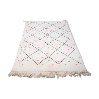 Tapis beniouarain 100% laine  237x170cm