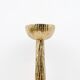 Hammered Brass Floor Lamp Torchère Style, Italy