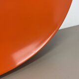 Rare Orange 50cm Charlotte Perriand Disc Wall Light by Staff, Germany 1970