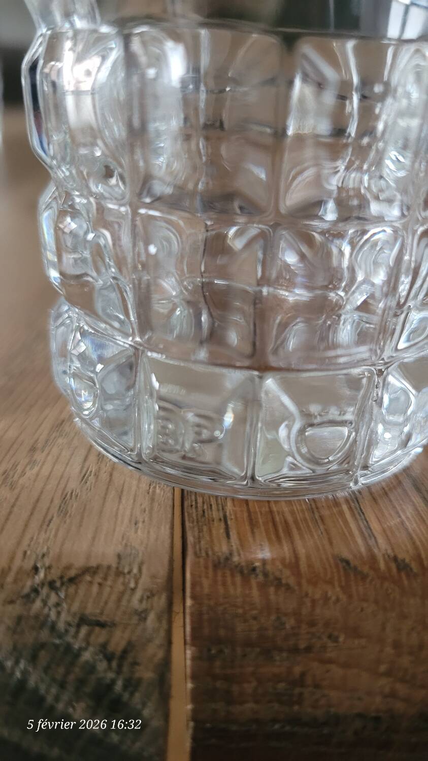 5 vintage BP Bormioli glasses