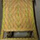 Ancienne chaise longue fauteuil en rotin osier de jardin