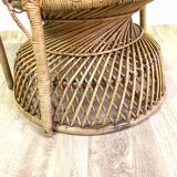 Emmanuelle wicker rattan armchair