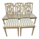 Suite de 5 chaises en hêtre style Louis XVI