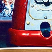 Original vintage pop art photo realism poster reissue of Charles Bell's "Gumball XV 1983"