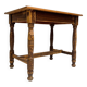 Brocante brown dining table, 1970's