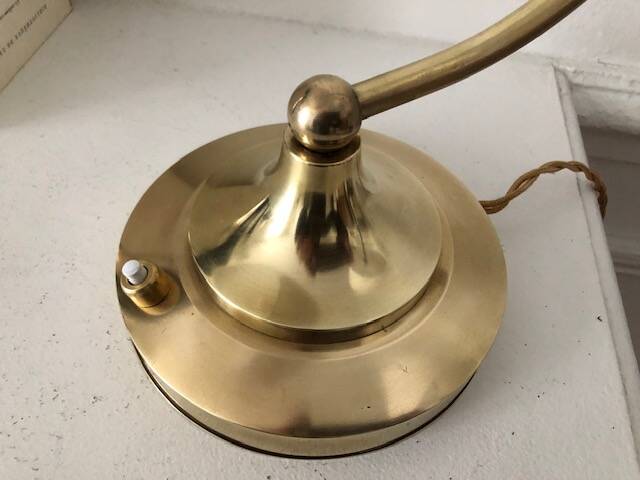 Old brass lamp