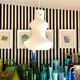 White opaline pendant lamp by Massimo Vignelli for Gino Vistosi, Murano