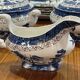 REAL OLD WILLOW English Porcelain Dinner Service - 27 pieces