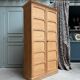 Oak notary cabinet