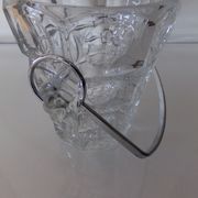 vintage glass ice bucket