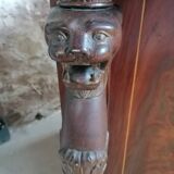 19th century rosewood desk and marquetry decorations
