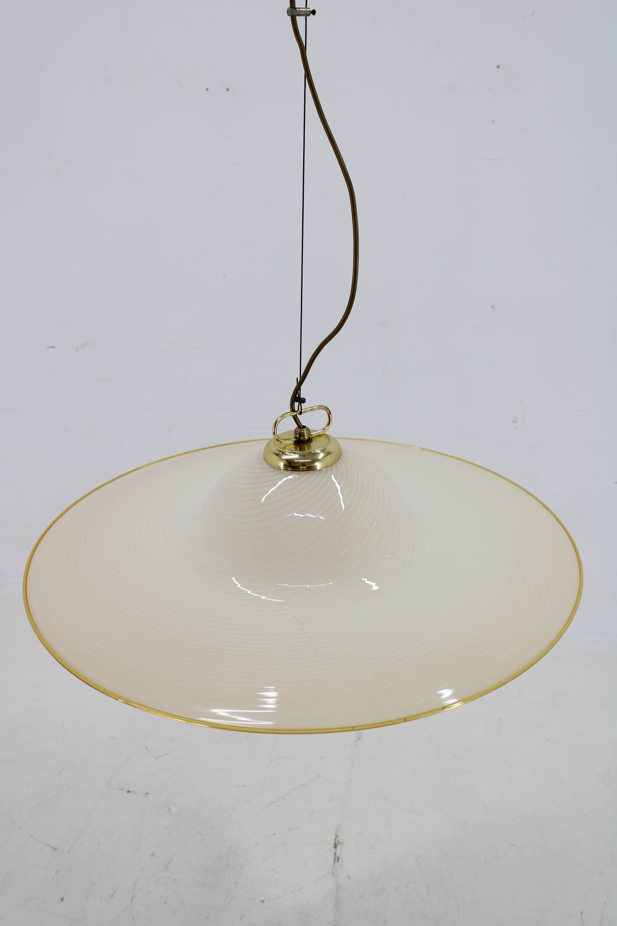 1960s Italian Glass Pendant Lamp