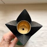 Scandinavian Wooden Tulip Candle Holders - Vintage 90s