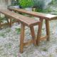 Pair of farm benches 150 cm