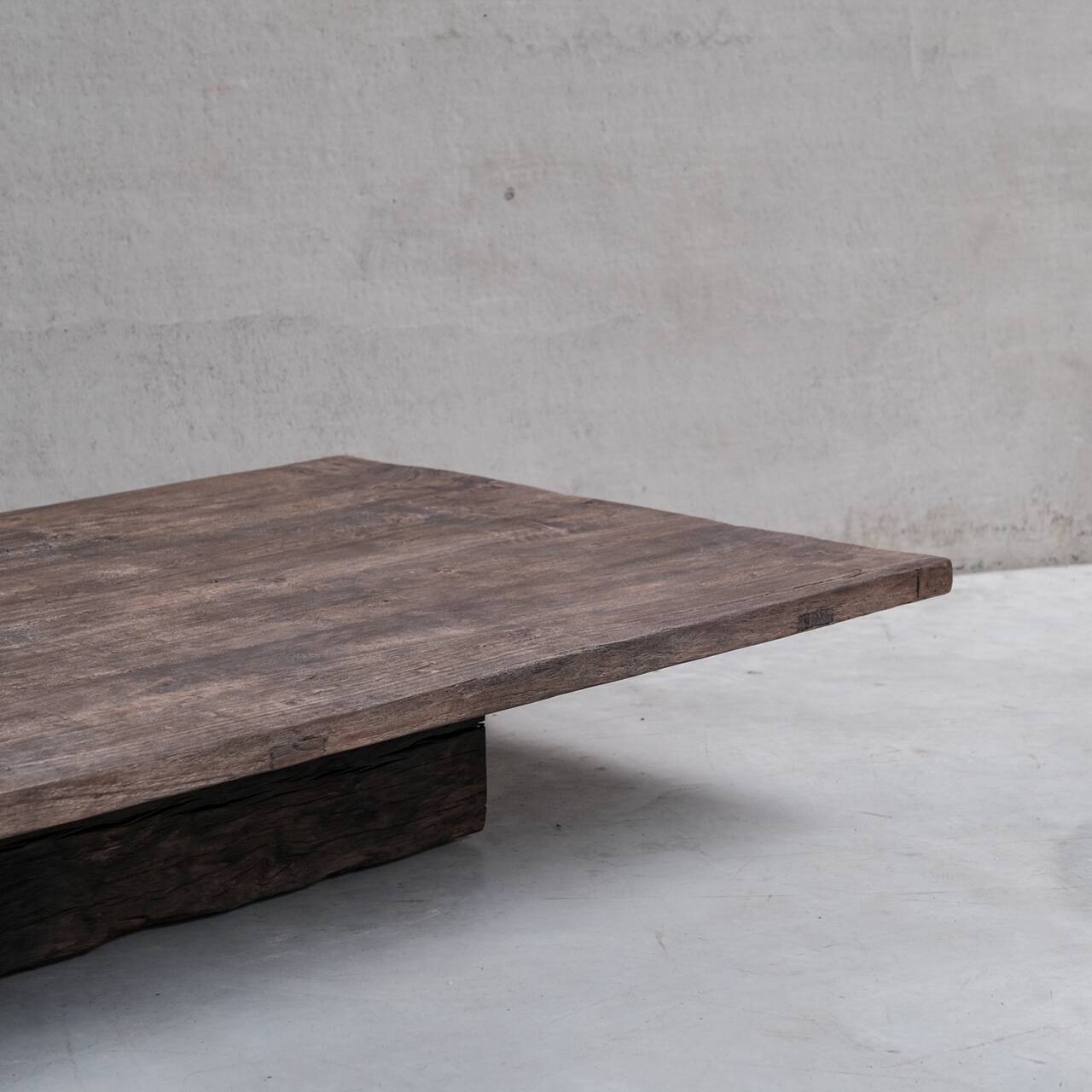 Table basse en bois primitive Wabi-Sabi Esque | Selency