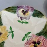 Set of two HB&Cie slip plates from Choisy le Roi circa 1880 designs