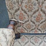 Old Louis XIII style armchair / on casters