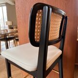 Tabouret Cannage Red Edition noir