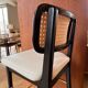 Tabouret Cannage Red Edition noir