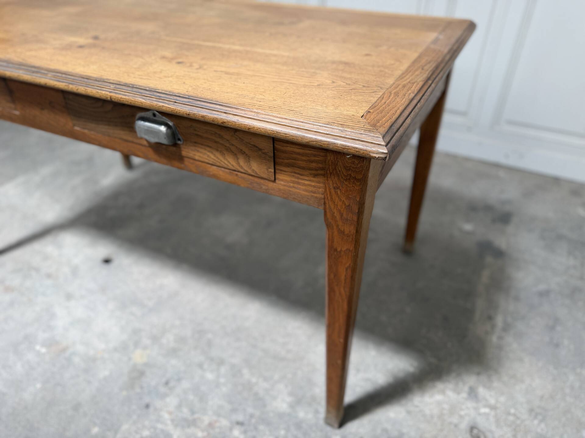 Old small farmhouse table from the 1930s.