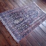 Tapis cachemire soie fait main 155x92cm