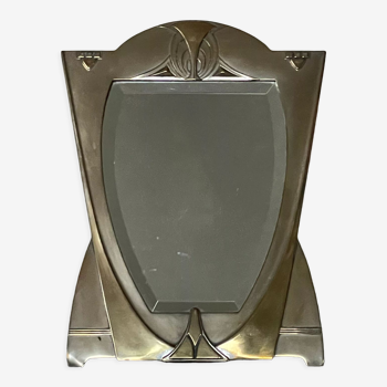 Miroir de table biseauté art déco, 40x30 cm