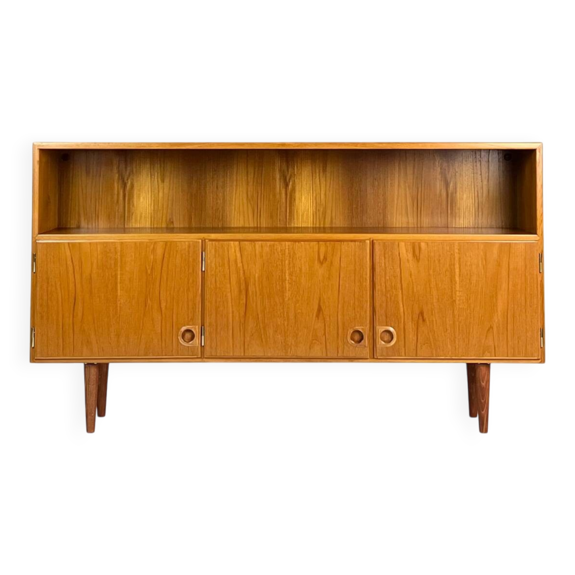 Danish teak sideboard shelf by Sven Ellekaer for E. Boisen 70s vintage