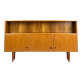 Danish teak sideboard shelf by Sven Ellekaer for E. Boisen 70s vintage