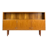 Étagère en teck danois par Sven Ellekaer pour E. Boisen vintage des années 70