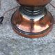Art Deco tulip lamp in copper metal, 42.5cm from the 1930s.