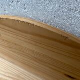 Natural wood bench chest