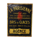 Old plate of the Parisian insurance company